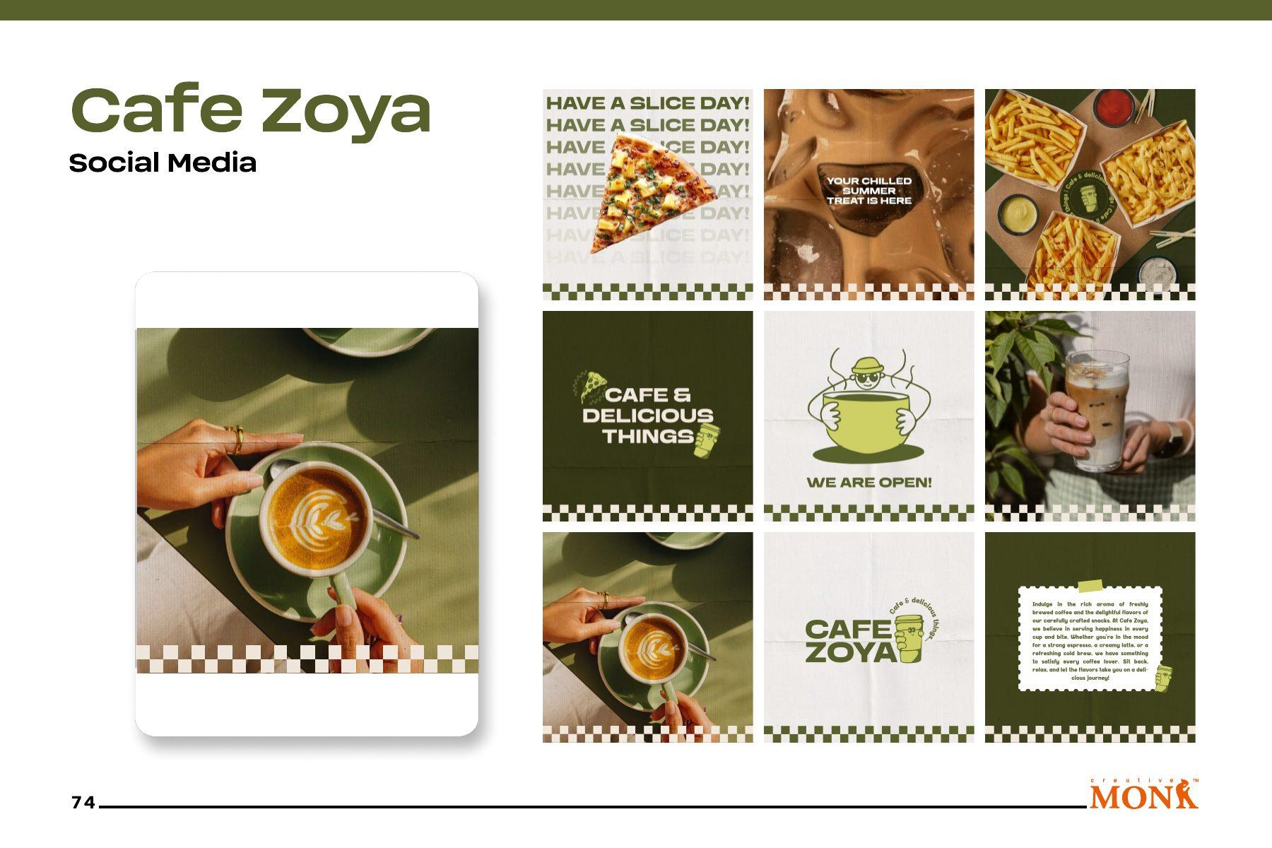 Café Zoya — A café brand with a friendly bite