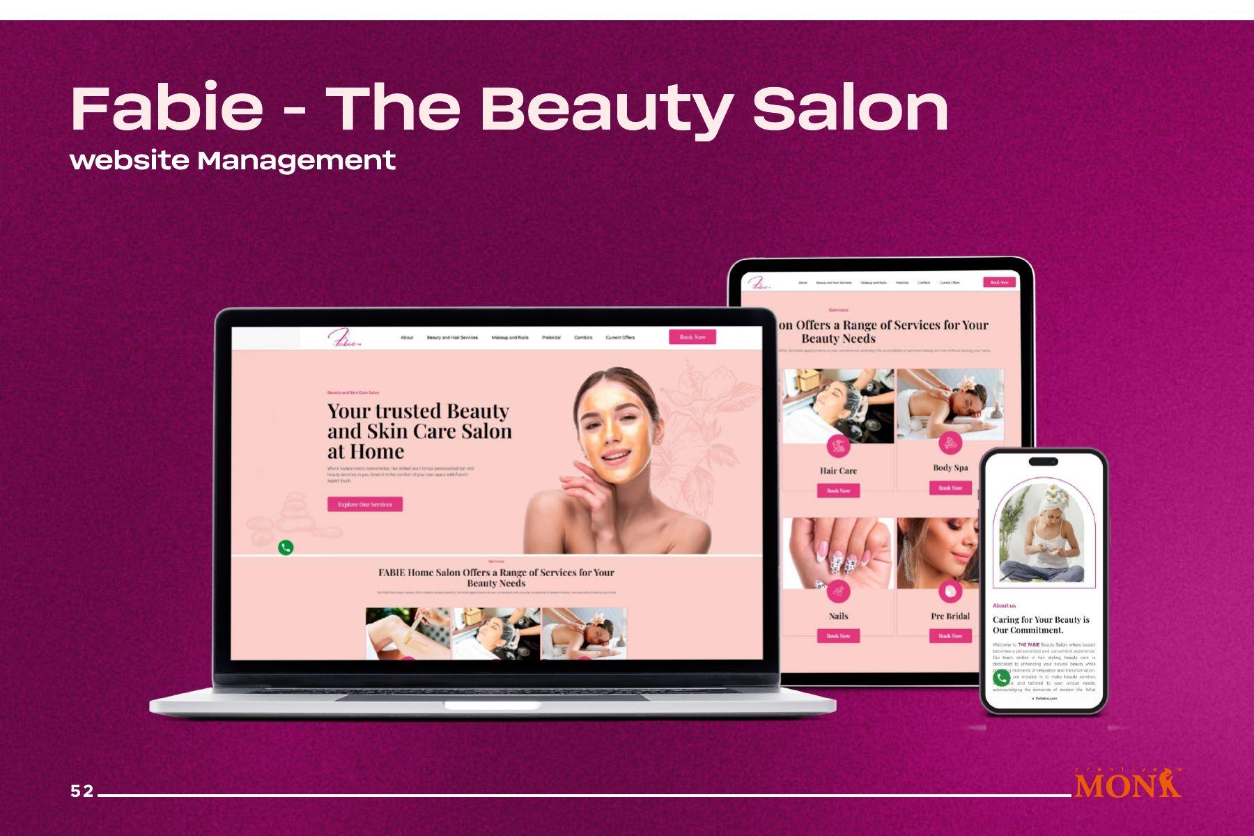 Fabie — The Beauty Salon — A salon brand, booked online