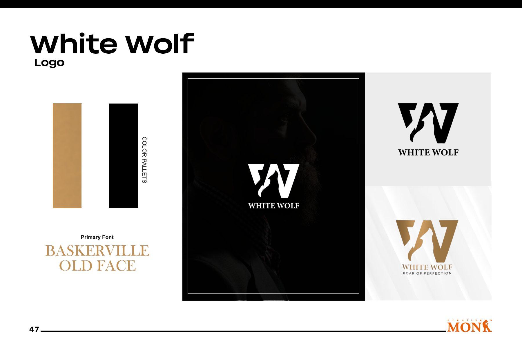 White Wolf — A men's grooming identity with bite